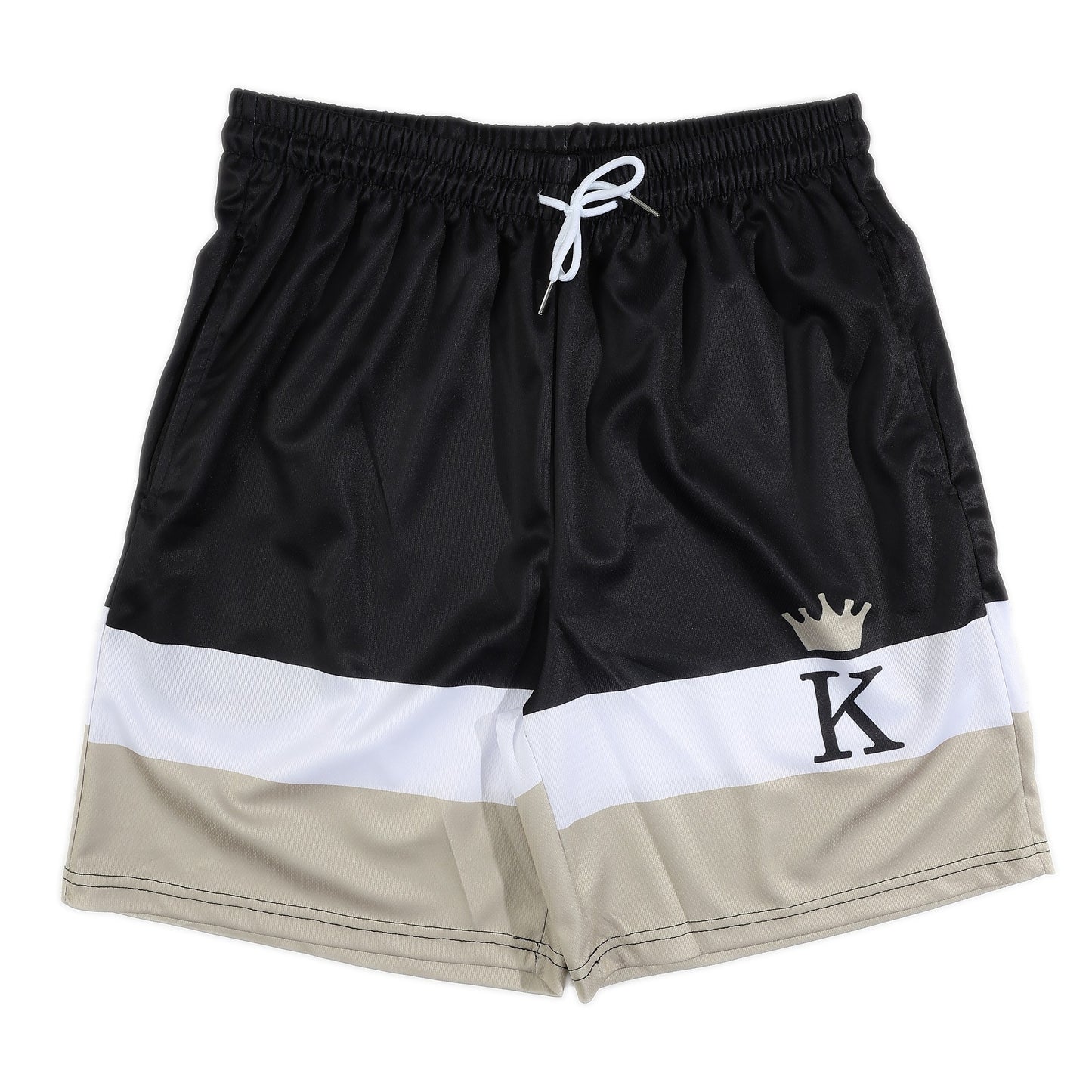 KZZ Men's Printed Short-Sleeve Shirt and Shorts Set