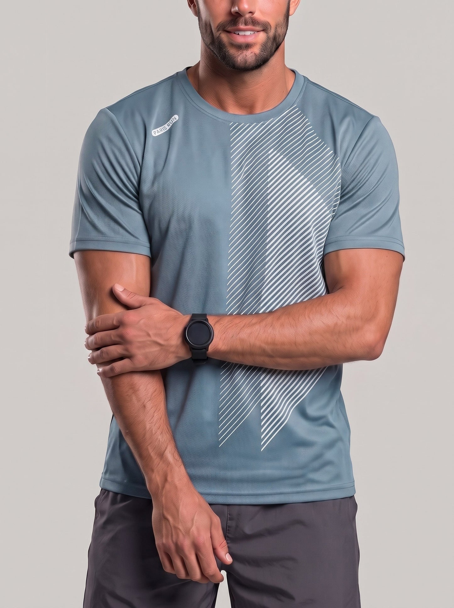 KZZ Men's Casual Sports T-Shirt
