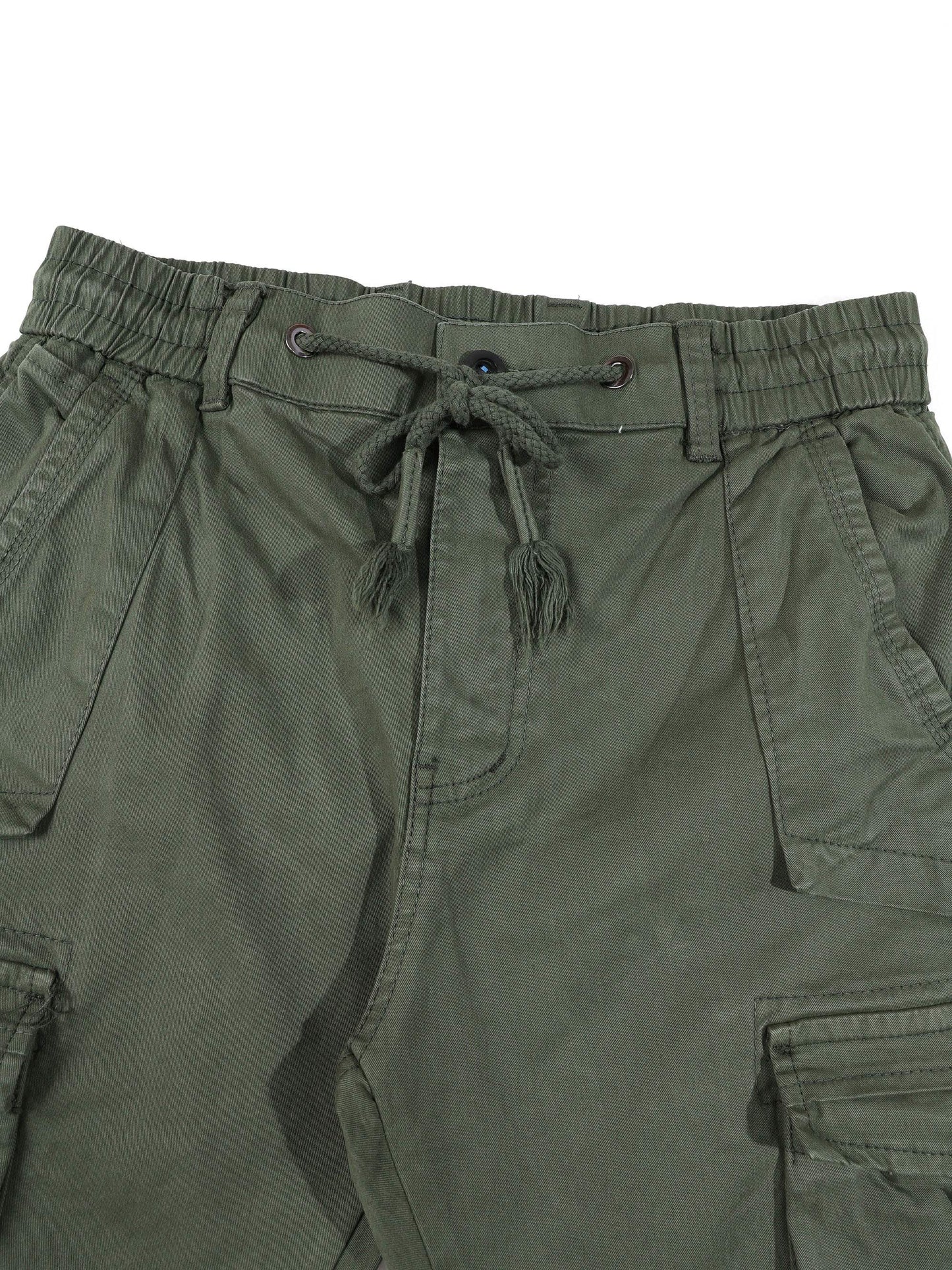 KZZ Men's Vintage Multi-Pocket Cargo Pants