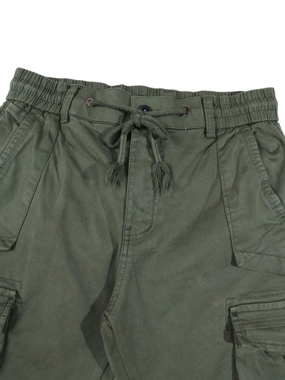KZZ Men's Vintage Multi-Pocket Cargo Pants