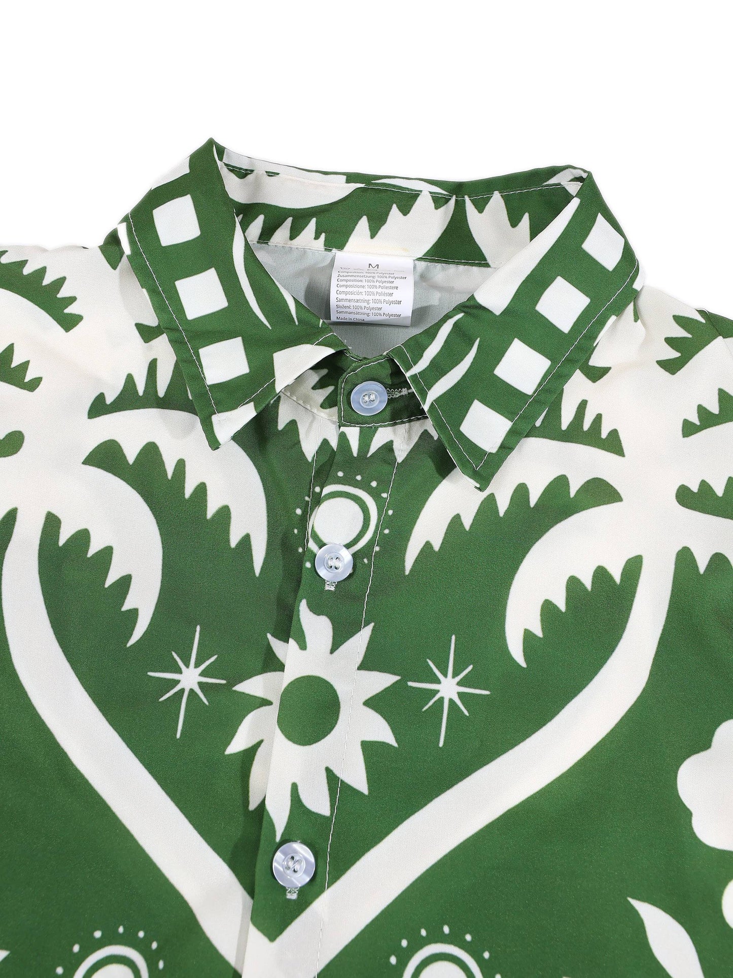 KZZ Cuban collar shirt and drawstring shorts