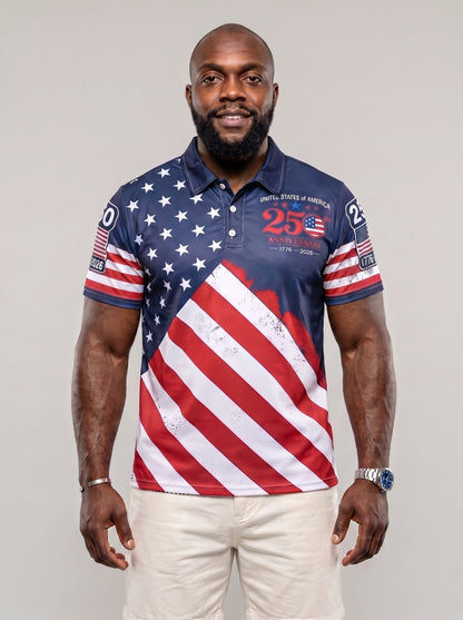 KZZ Men's Sports Polo Shirt