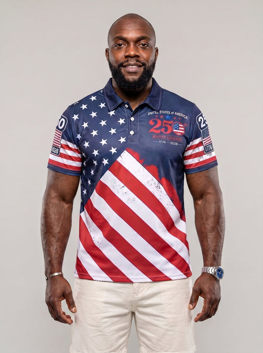 KZZ Men's Sports Polo Shirt