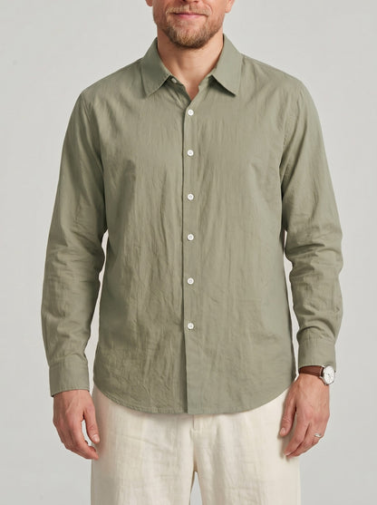 KZZ Men's long-sleeve shirt