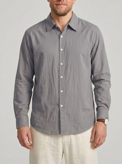 KZZ Men's long-sleeve shirt