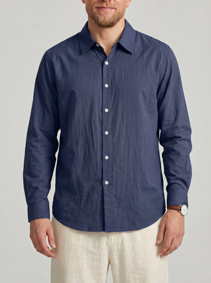 KZZ Men's long-sleeve shirt