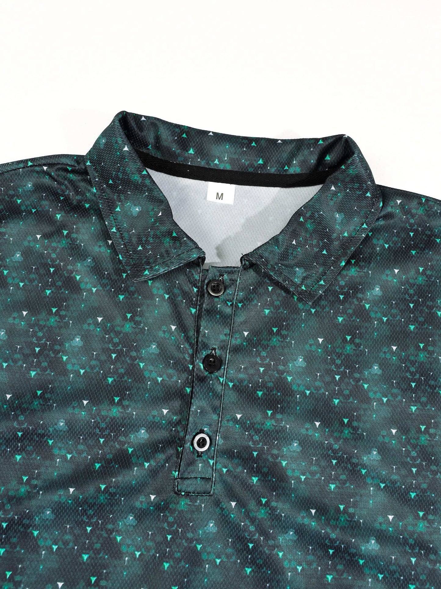 KZZ Men's Graphic Polo Shirt