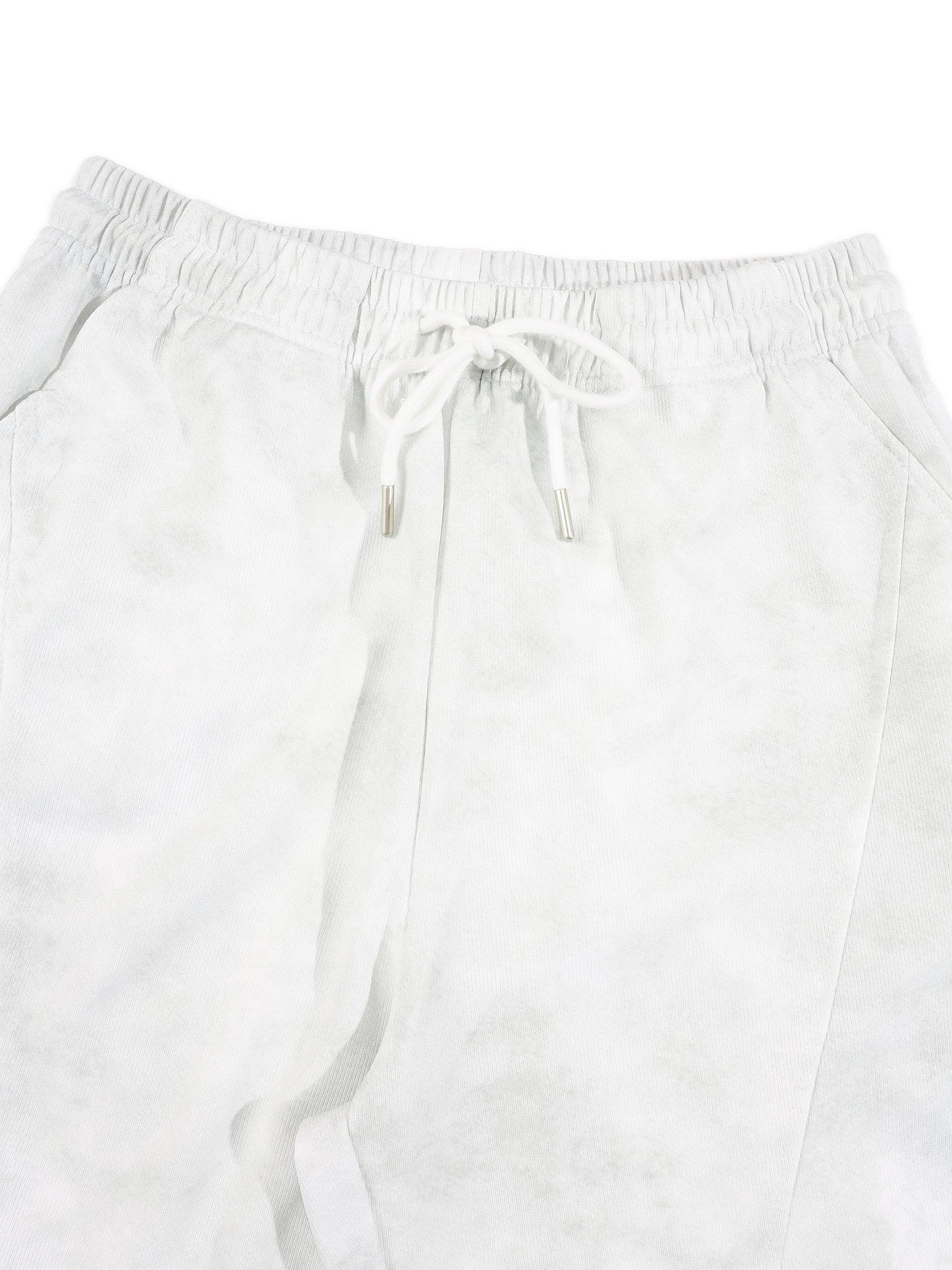 KZZ Acid-wash vintage T-shirt and shorts set