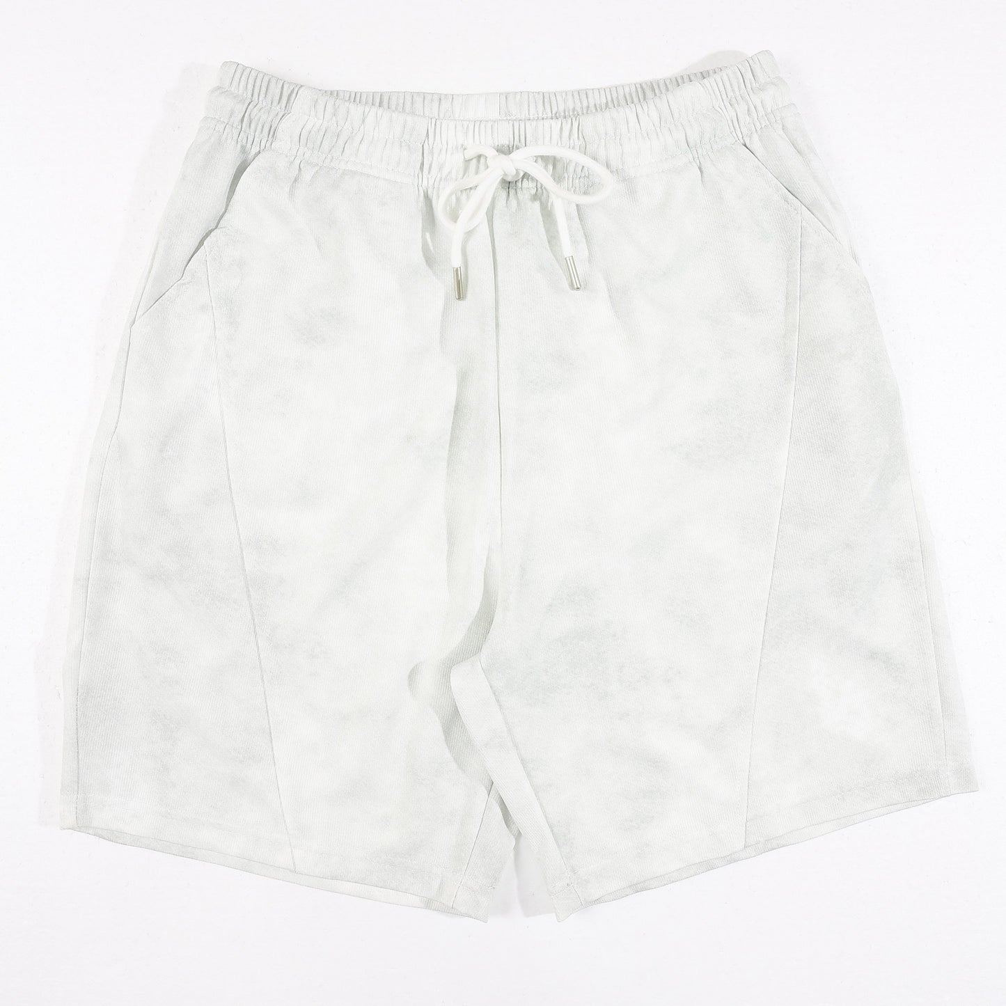 KZZ Acid-wash vintage T-shirt and shorts set