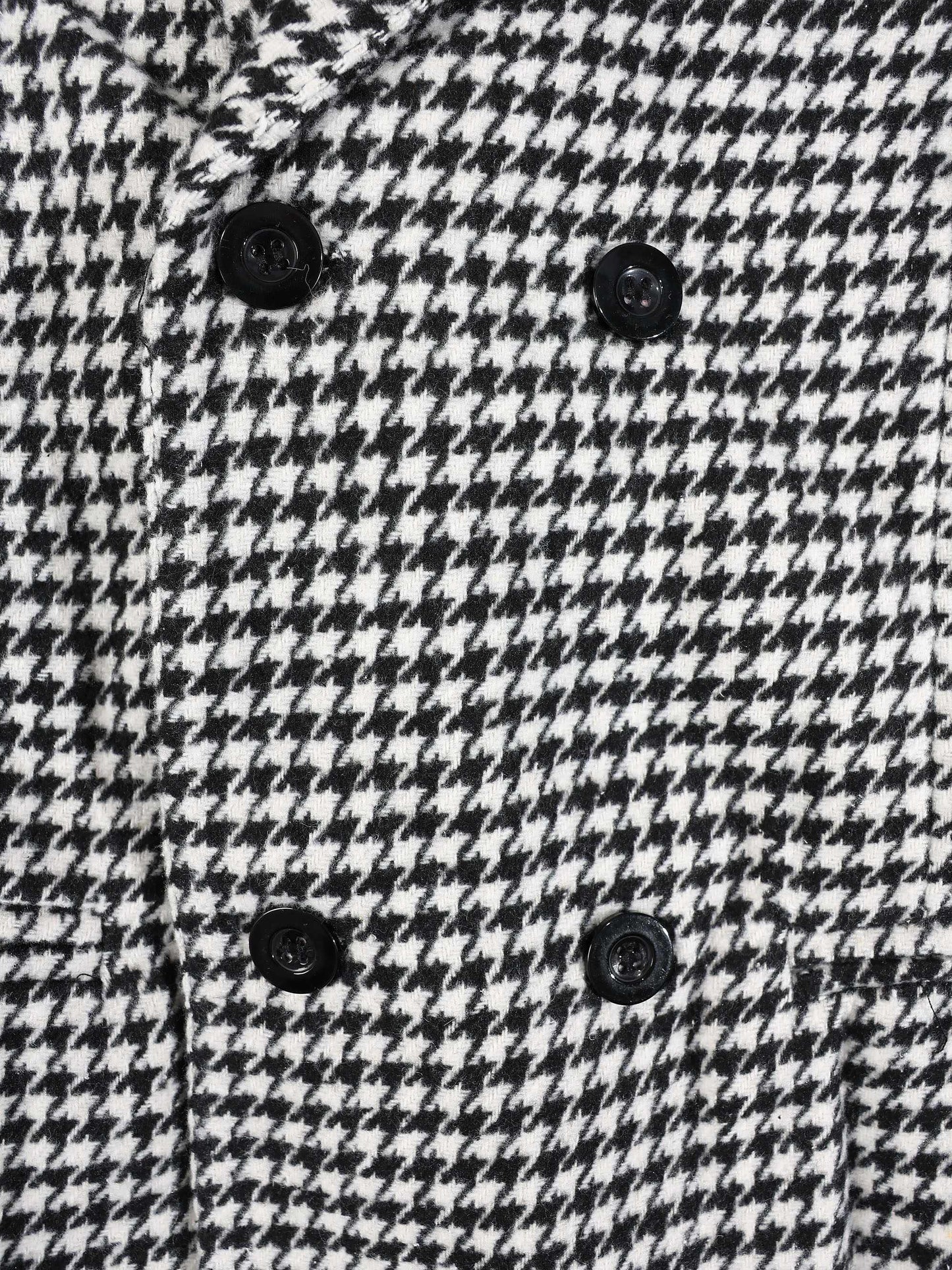 KZZ Houndstooth double-breasted blazer
