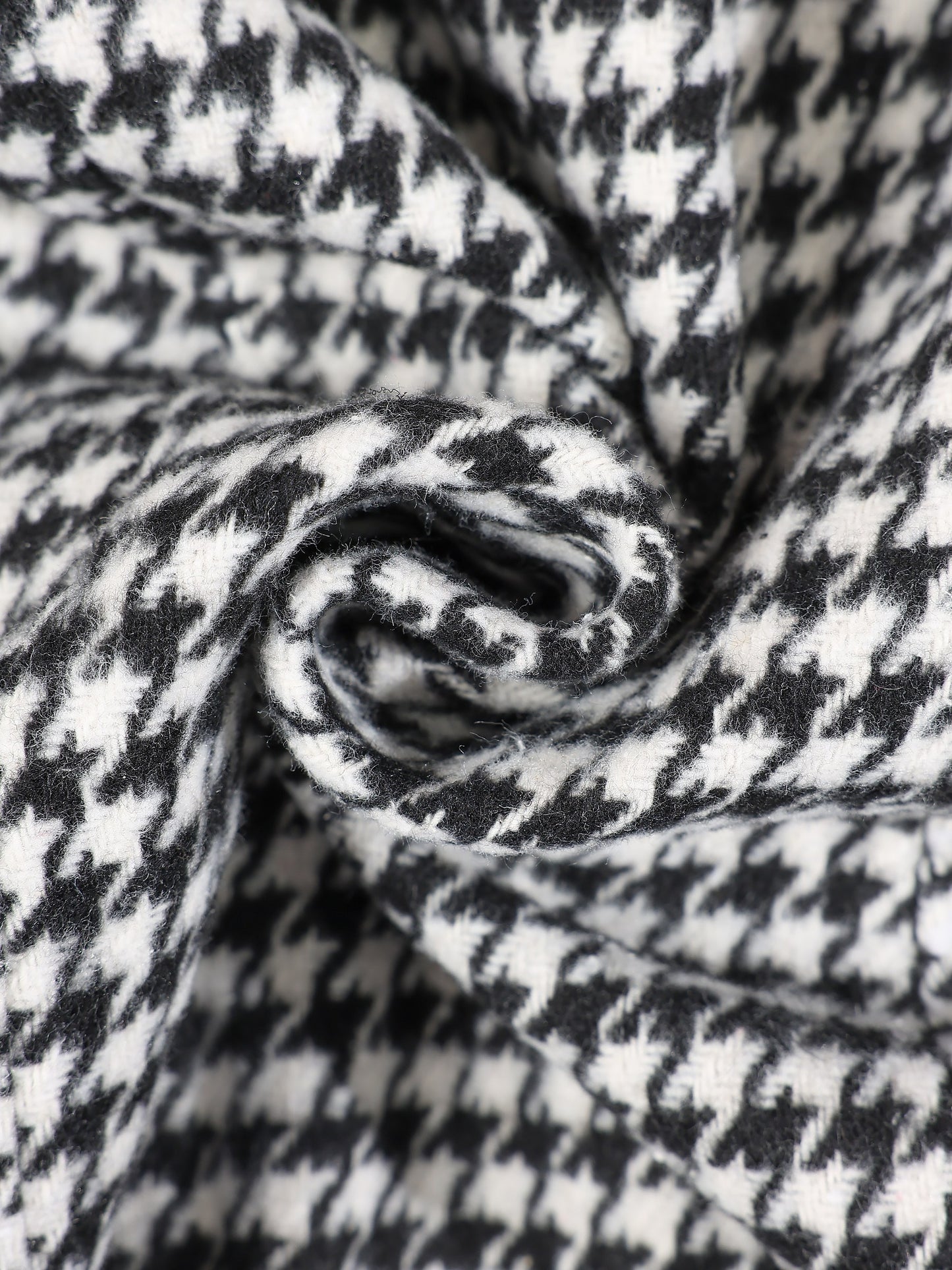 KZZ Houndstooth double-breasted blazer