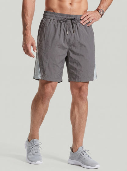 KZZ Retro color-block shorts
