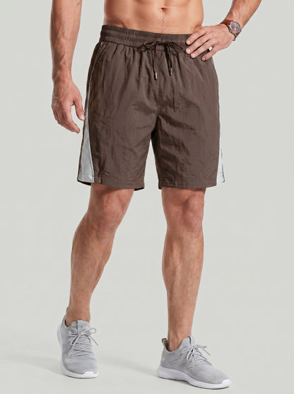 KZZ Retro color-block shorts