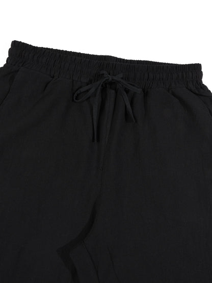 KZZ Casual loose-fitting top and shorts