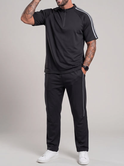 KZZ Casual, loose-fitting short-sleeved top and trousers