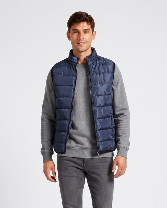 KZZ Men's Sleeveless Zip-Up Vest
