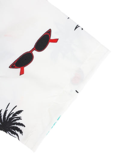 KZZ Printed top and drawstring shorts