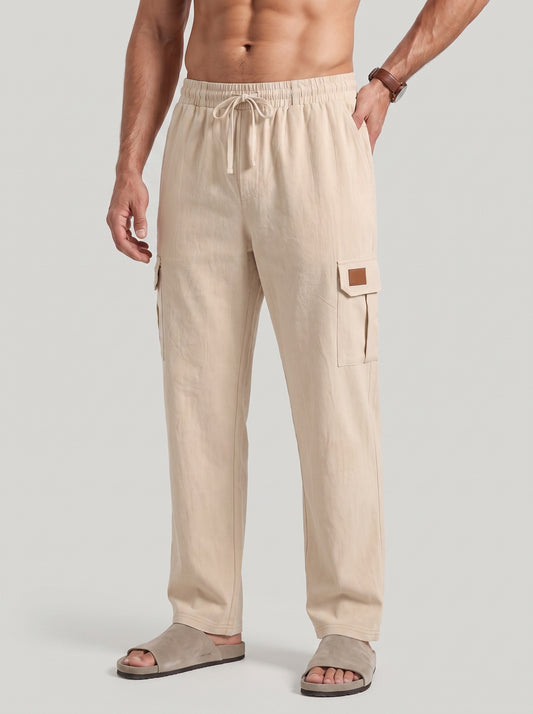 KZZ Men's Drawstring Cargo Pants