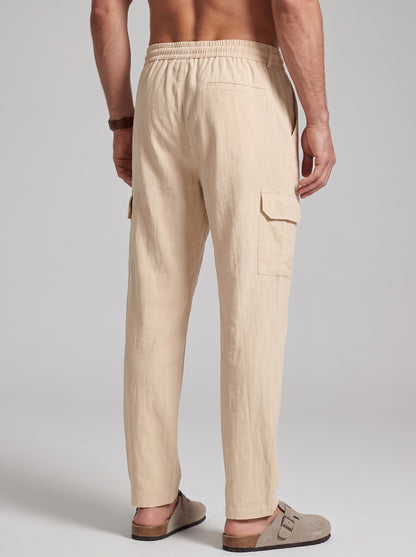 KZZ Men's Drawstring Cargo Pants