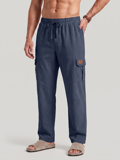 KZZ Men's Drawstring Cargo Pants