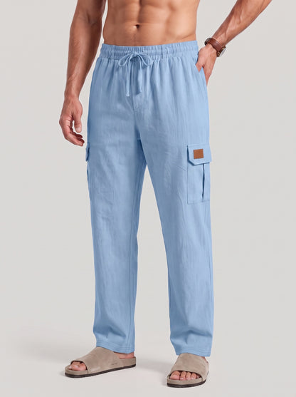 KZZ Men's Drawstring Cargo Pants