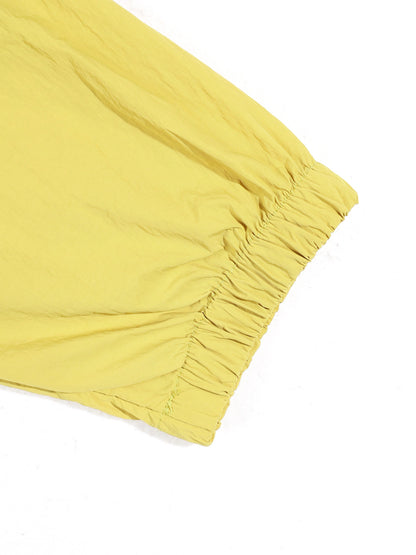 KZZ Hooded jacket and elastic-waist shorts