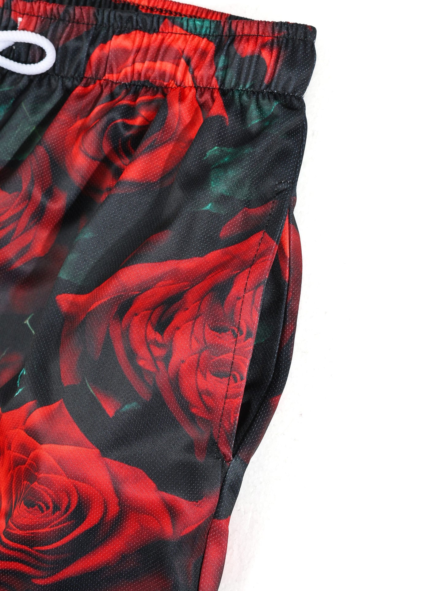 KZZ Short-sleeved T-shirt and casual all-over print athletic shorts