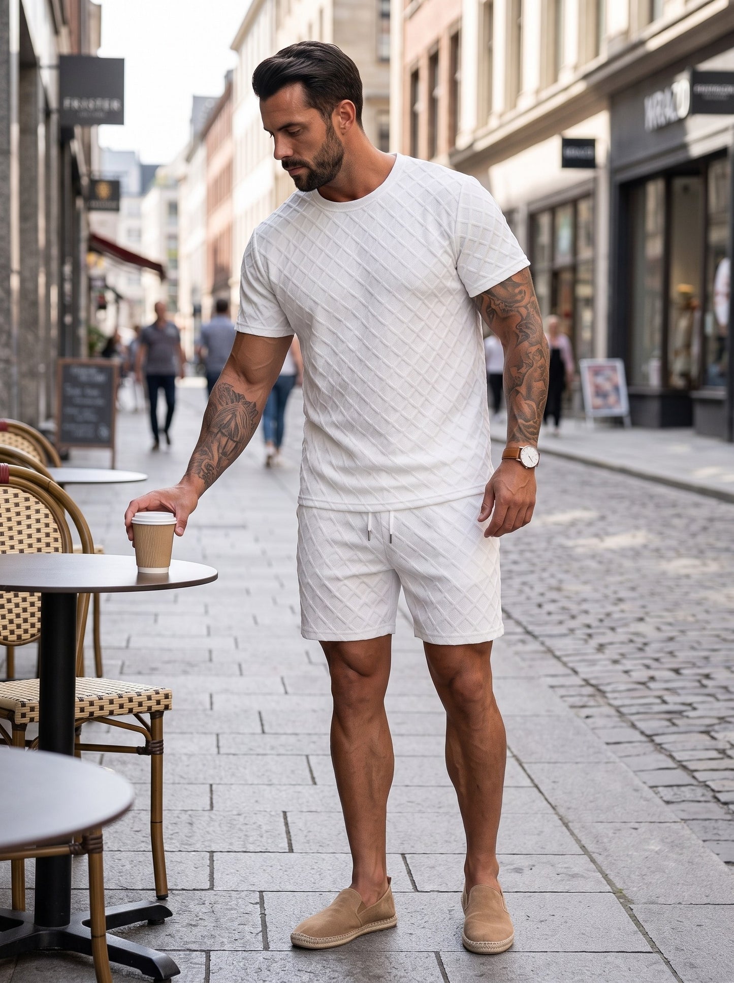 KZZ Men's T-shirts and Shorts