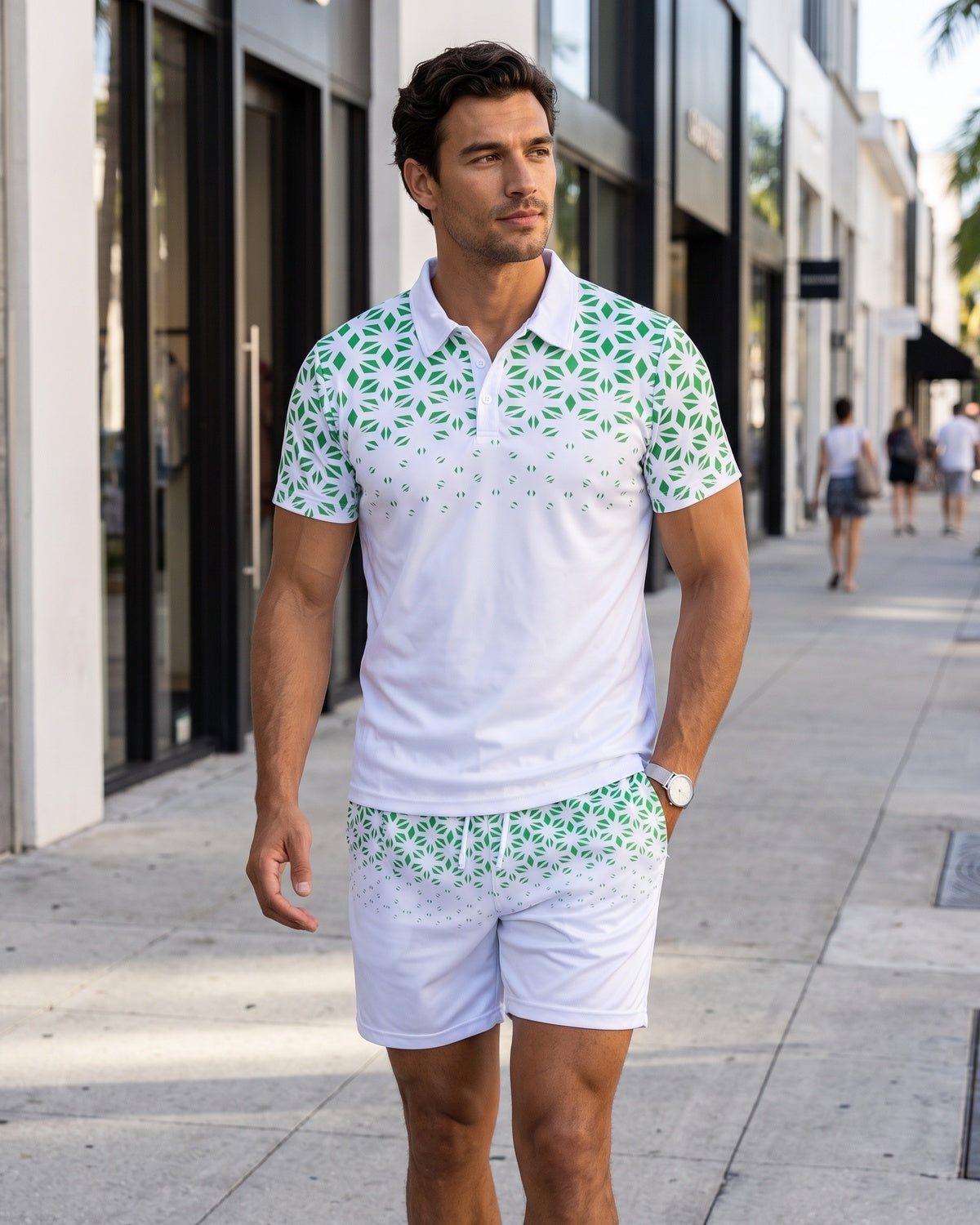 KZZ Men's Classic Summer Casual Set