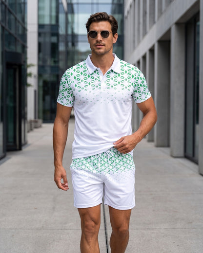 KZZ Men's Classic Summer Casual Set