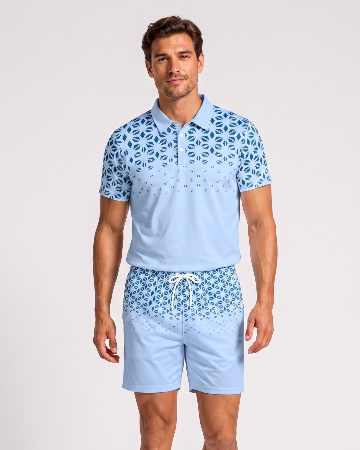 KZZ Men's Classic Summer Casual Set