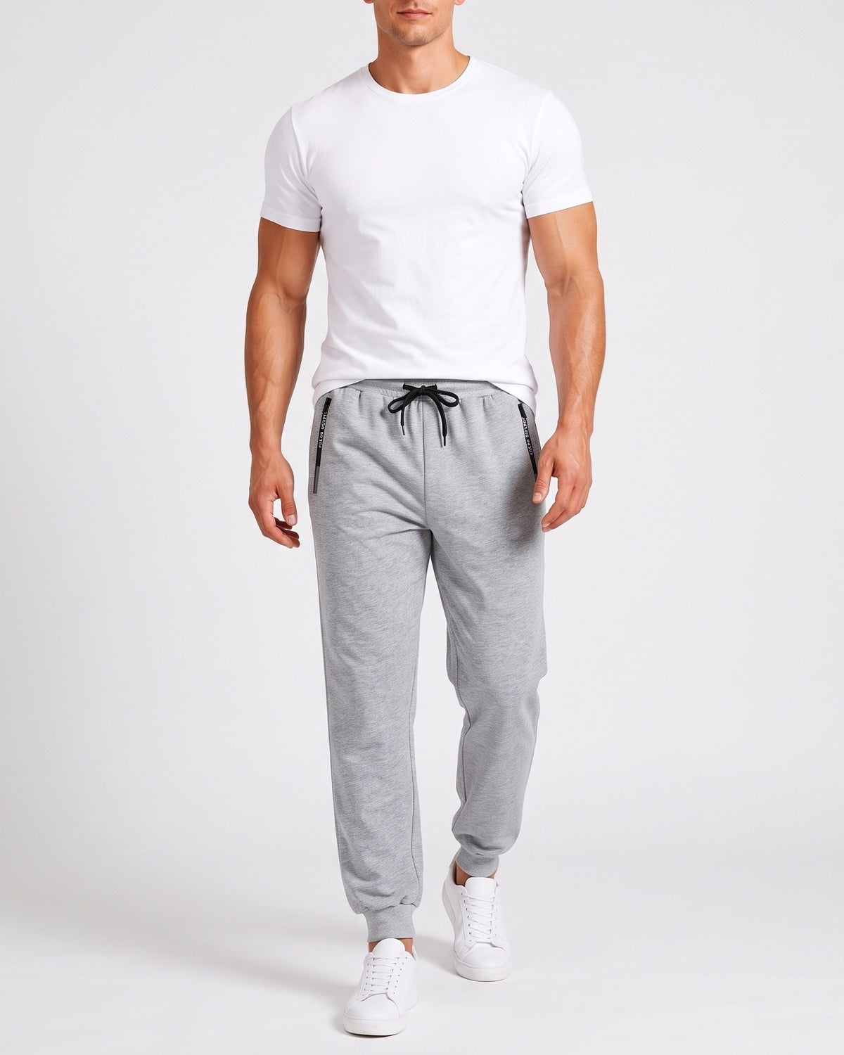 KZZ Men's Thick Warm Lined Sports Pants