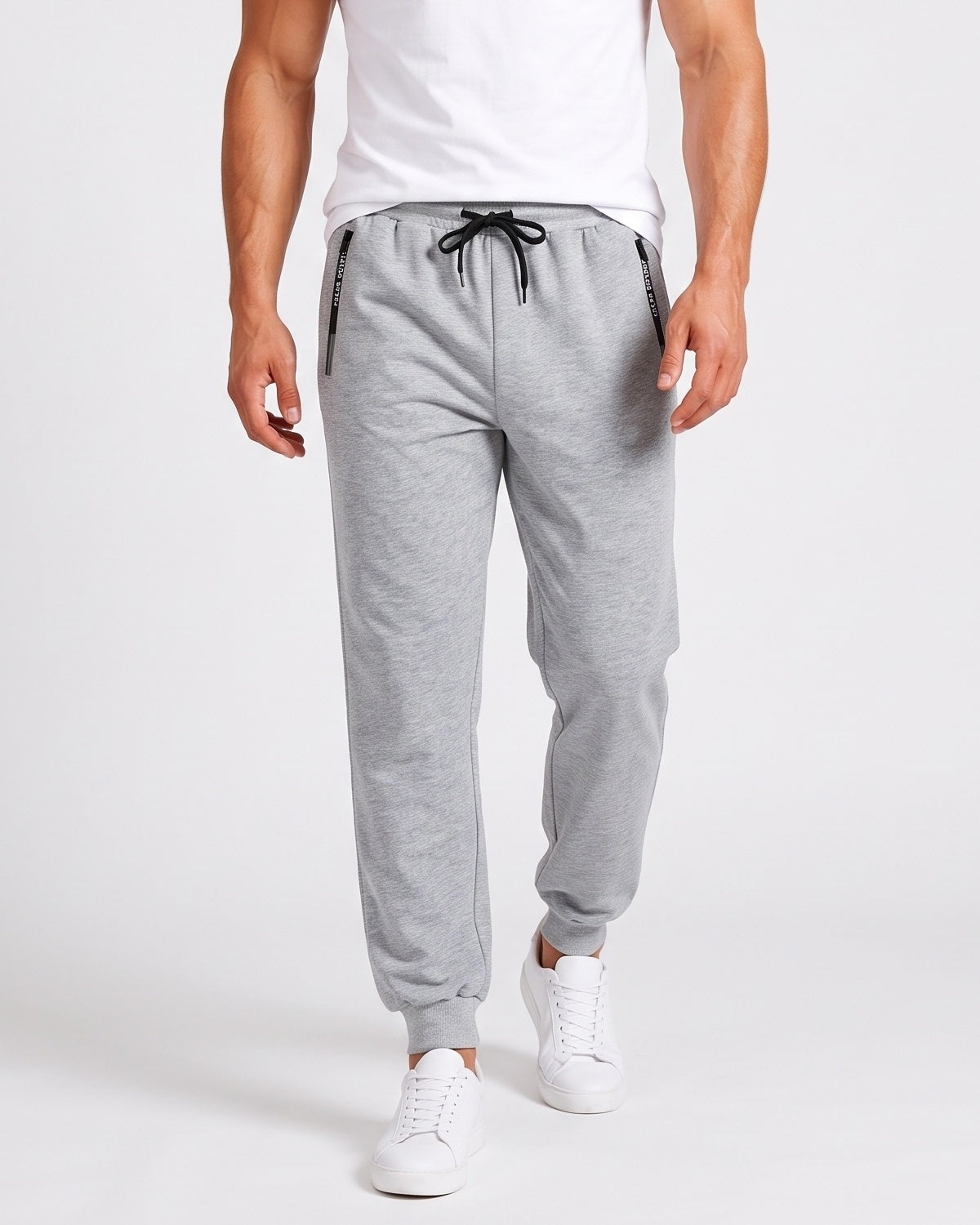 KZZ Men's Thick Warm Lined Sports Pants