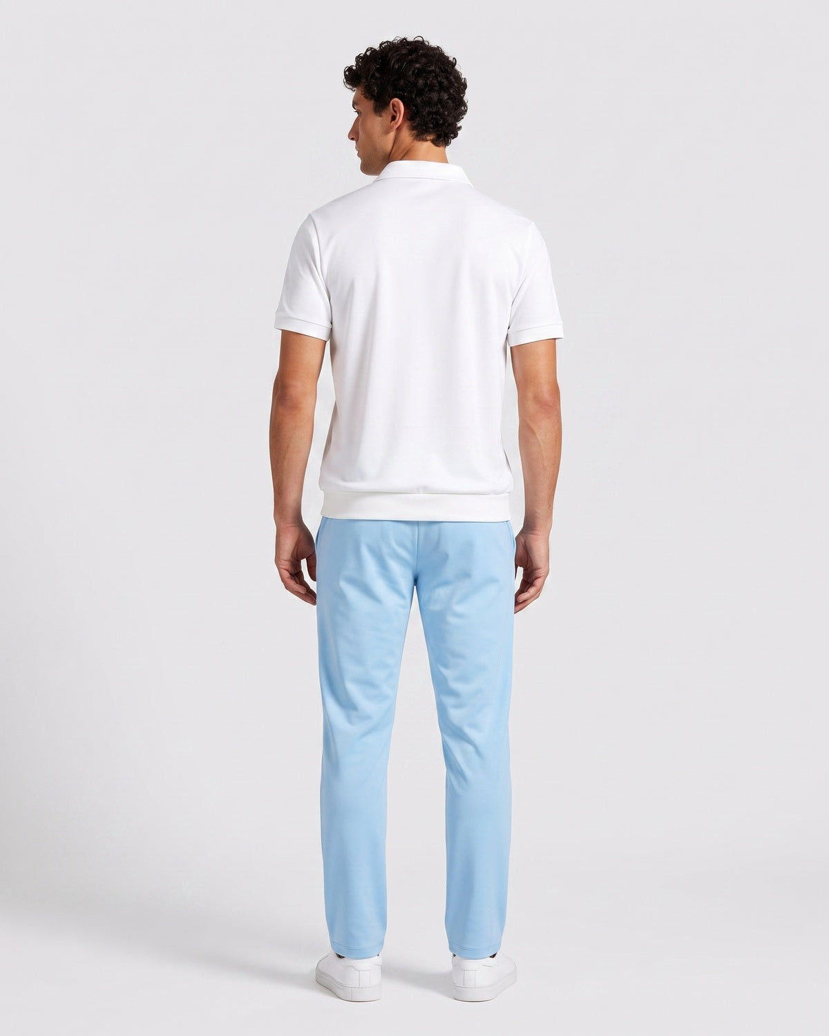 KZZ Short-sleeved zip-up top and trousers