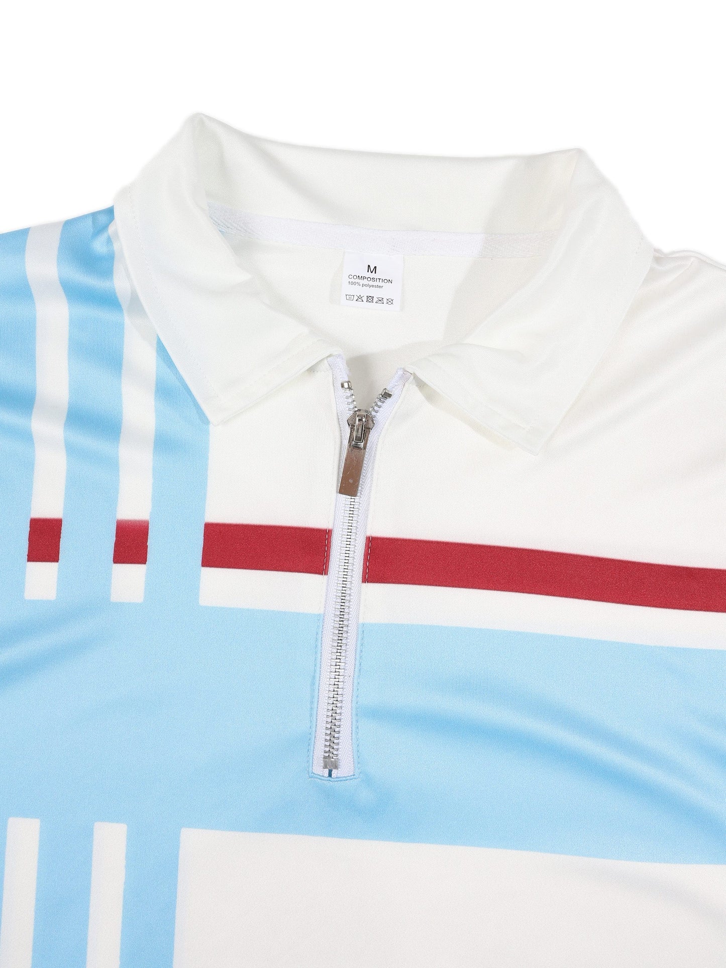 KZZ Short-sleeved zip-up top and trousers