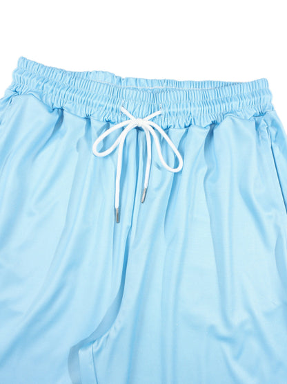 KZZ Short-sleeved zip-up top and trousers