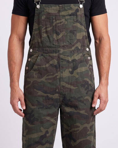 KZZ Men's casual camouflage jumpsuit