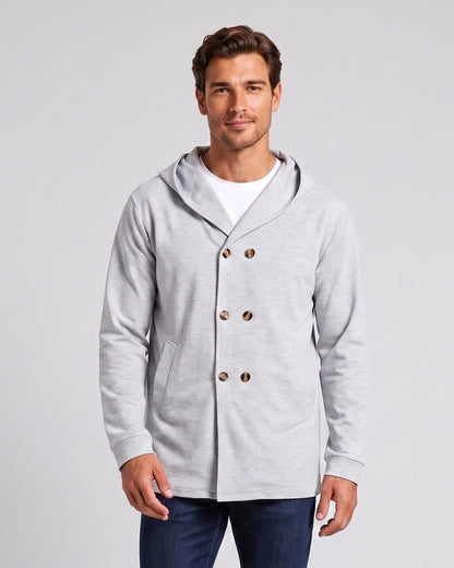KZZ Men's Autumn Hooded Windbreaker