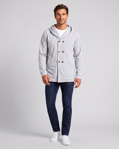 KZZ Men's Autumn Hooded Windbreaker