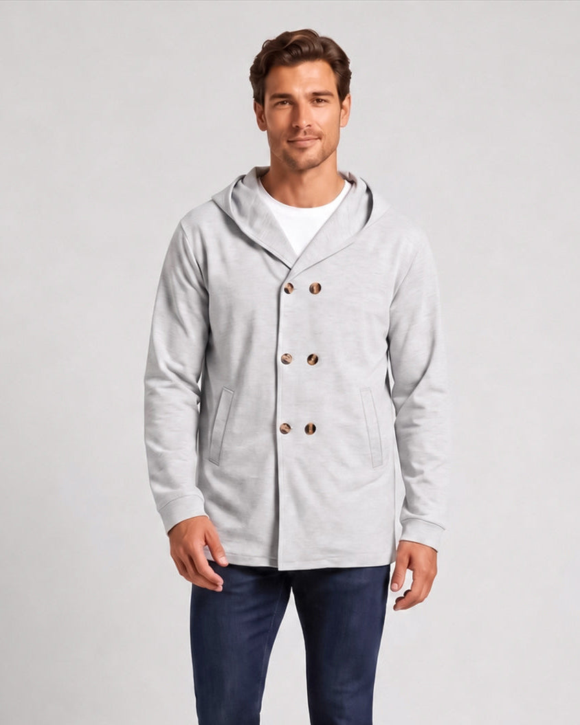 KZZ Men's Autumn Hooded Windbreaker