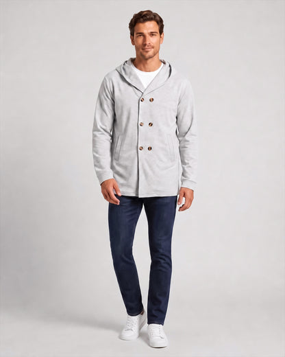 KZZ Men's Autumn Hooded Windbreaker