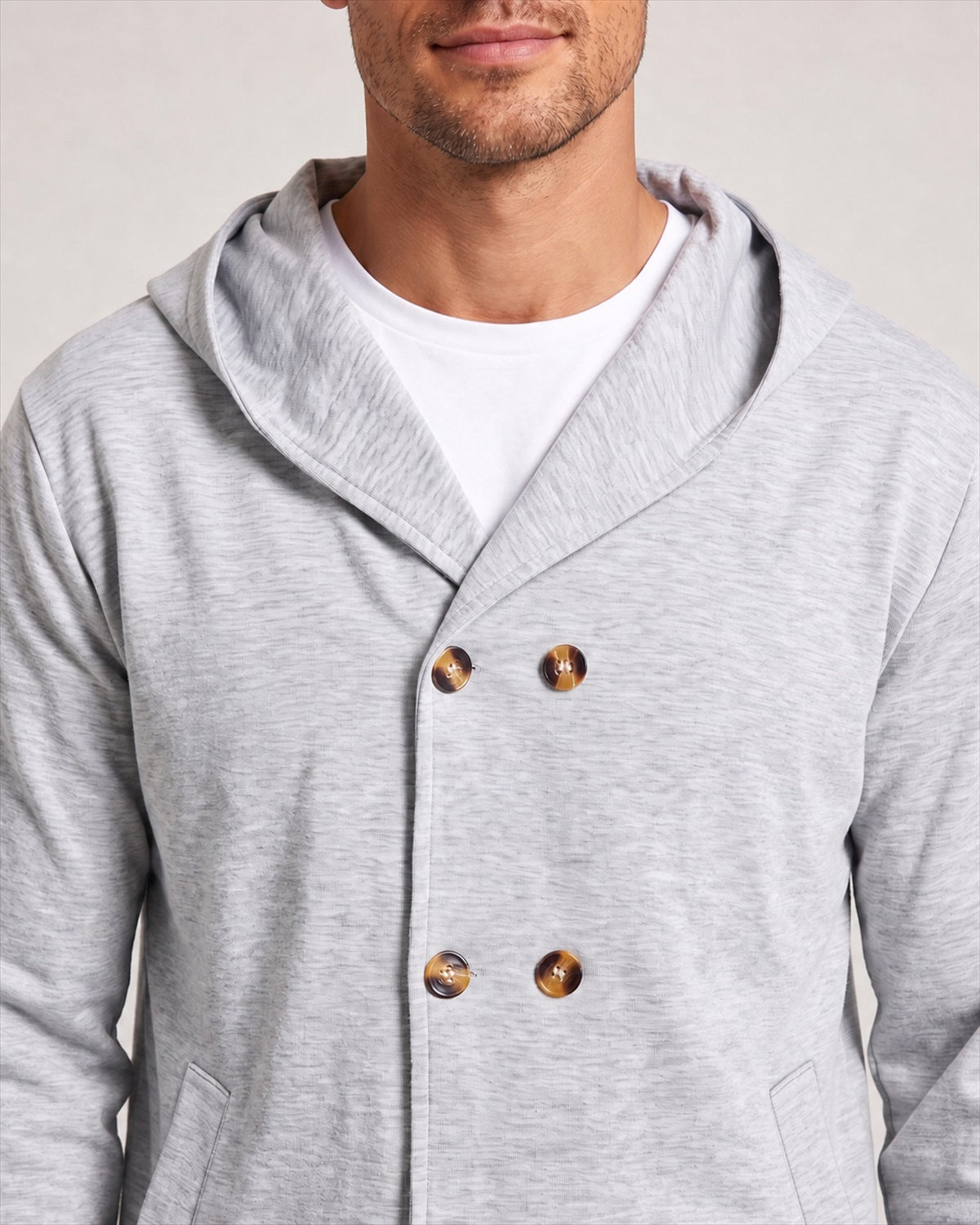 KZZ Men's Autumn Hooded Windbreaker