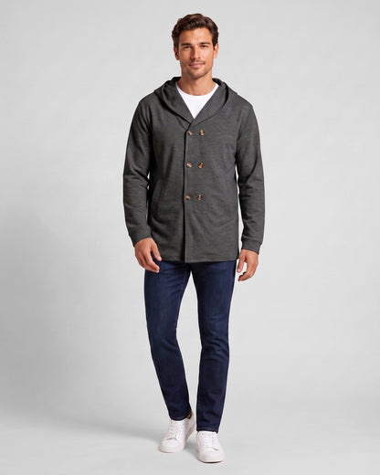 KZZ Men's Autumn Hooded Windbreaker
