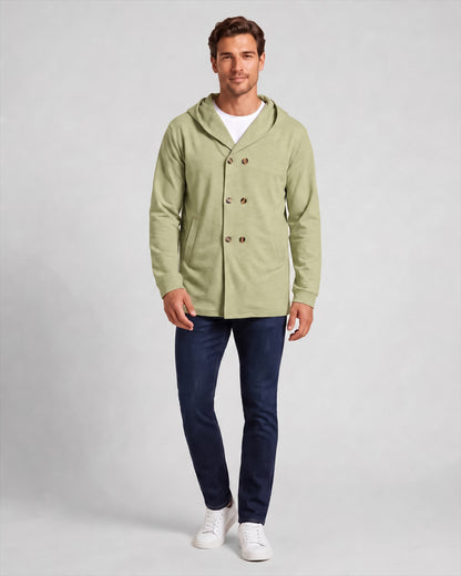 KZZ Men's Autumn Hooded Windbreaker