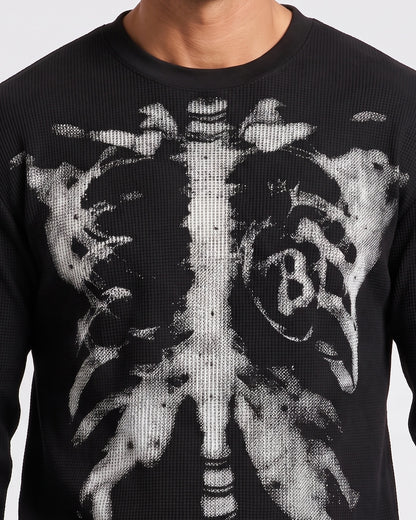 KZZ Men's Loose-fitting Knitted Warm Long-sleeved Shirt