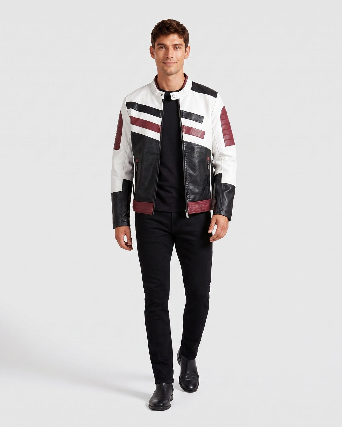 KZZ Stand-collar jacket with zippered pockets