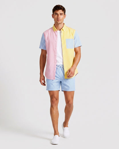 KZZ Men's Casual, Stylish, and Comfortable Two-Piece Set