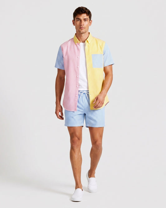KZZ Men's Casual, Stylish, and Comfortable Two-Piece Set