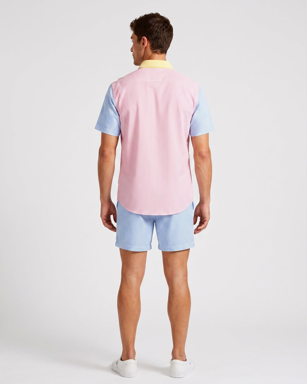 KZZ Men's Casual, Stylish, and Comfortable Two-Piece Set