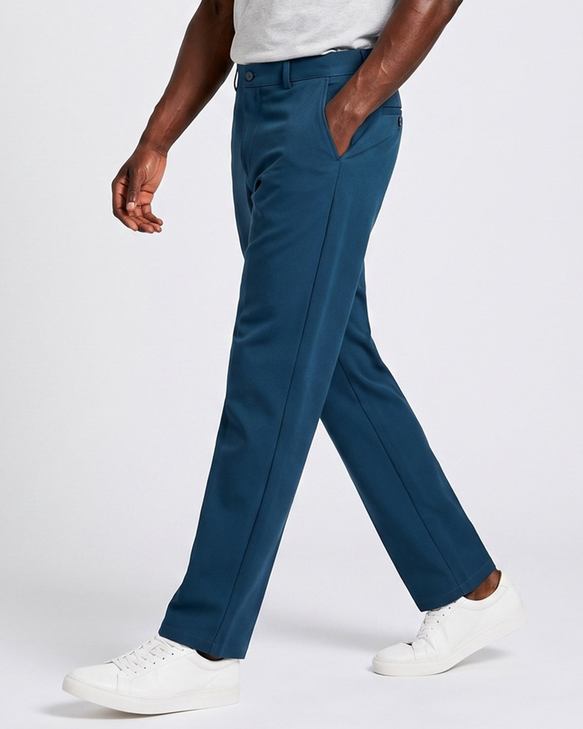 KZZ Men's slight-flare casual trousers